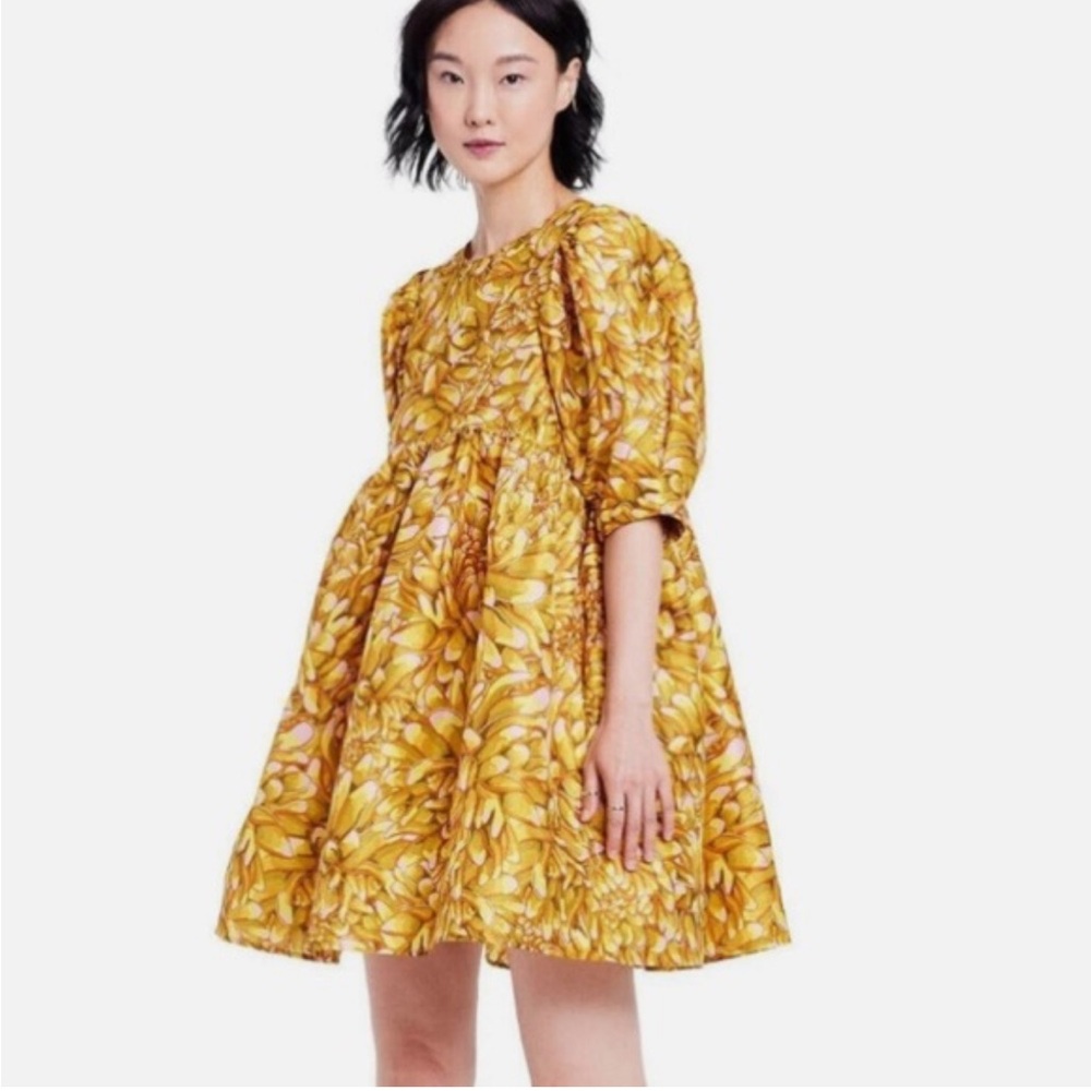 Kika Vargas x Target Gold Mini Dress • Size M • NWOT